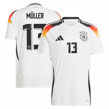 Camiseta de fútbol Alemania Muller 13 1ª equipación Euro 2024 Camiseta de fútbol Alemania Muller 13 1ª equipación Euro 2024